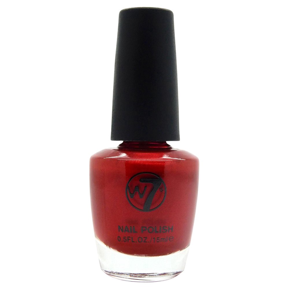 slide 1 of 1, W7 Nail Polish - Ruby Red, 1 ct