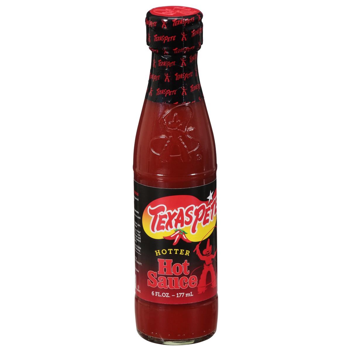 slide 2 of 9, Texas Pete Hotter Hot Sauce 6 fl oz, 6 fl oz