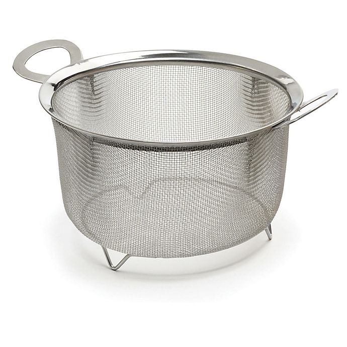 slide 1 of 1, RSVP International Wide Rim Mesh Basket, 3 qt