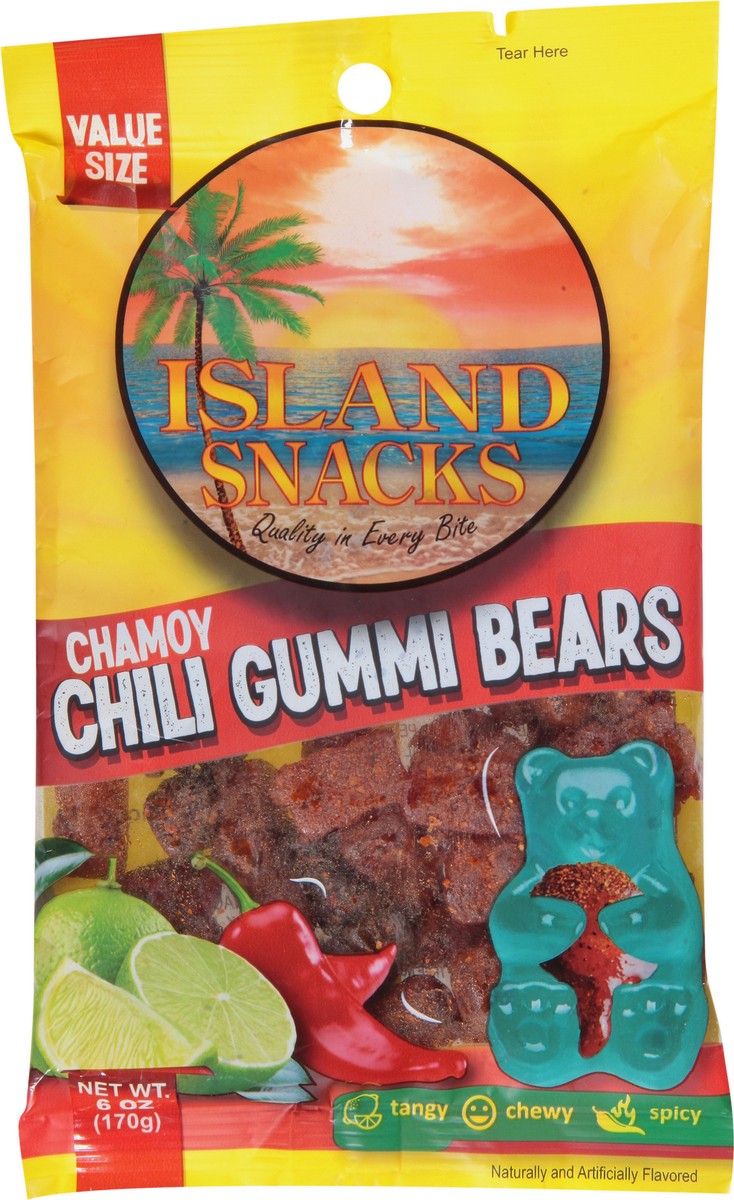 slide 11 of 13, Island Snacks Chamoy Chili Gummi Bears Value Size 6 oz, 6 oz