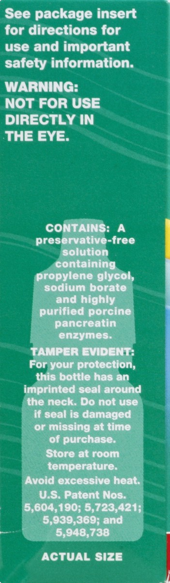 slide 3 of 6, Opti-Free Supra Clens Daily Contact Lens Protein Remover, 3 ml