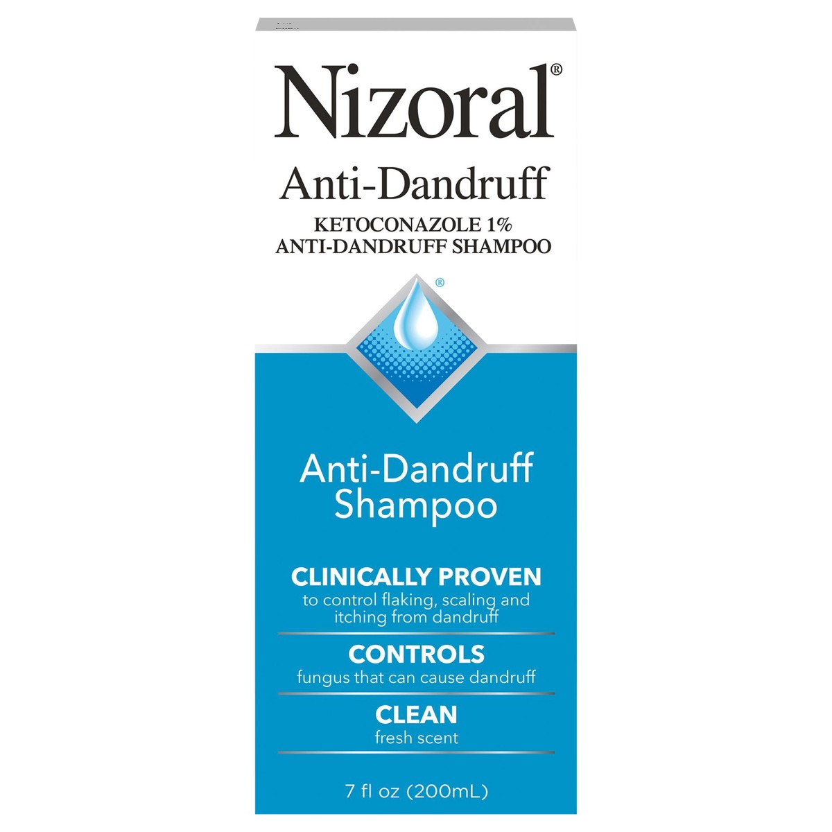 slide 1 of 11, Nizoral Anti Dandruff Shampoo with 1% Ketoconazole, Clean Fresh Scent - 7 fl oz, 7 fl oz