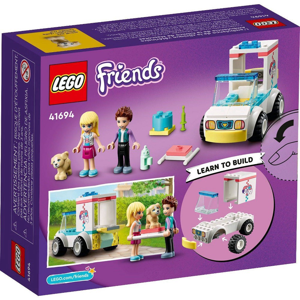 slide 3 of 5, LEGO Friends Pet Clinic Ambulance 41694 Building Kit, 1 ct