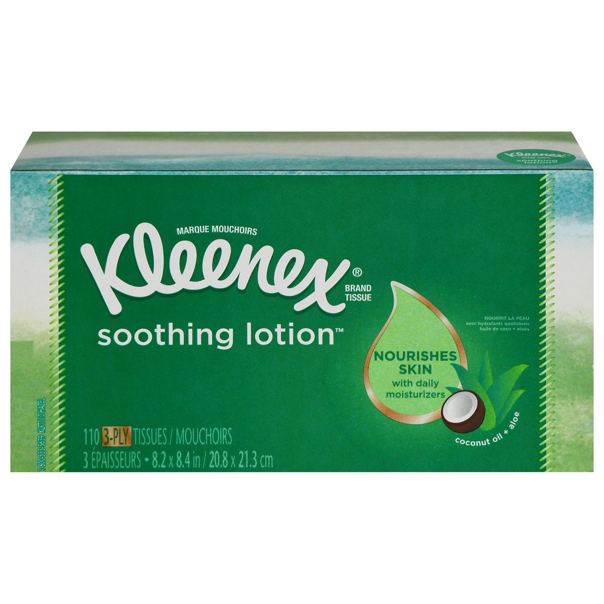 slide 1 of 11, Kleenex Lotion Facial Tissue, 110 ct