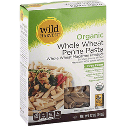slide 1 of 1, Wild Harvest Organic Whole Wheat Penne, 12 oz