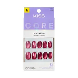 Kiss Core Flaming Magnetic Short Nails 32 ct
