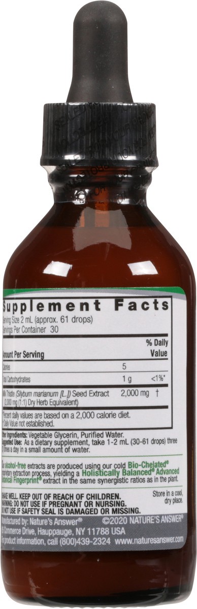 slide 2 of 12, Nature's Answer 2000 mg Fluid Extract Milk Thistle Seed 2 fl oz, 2 fl oz