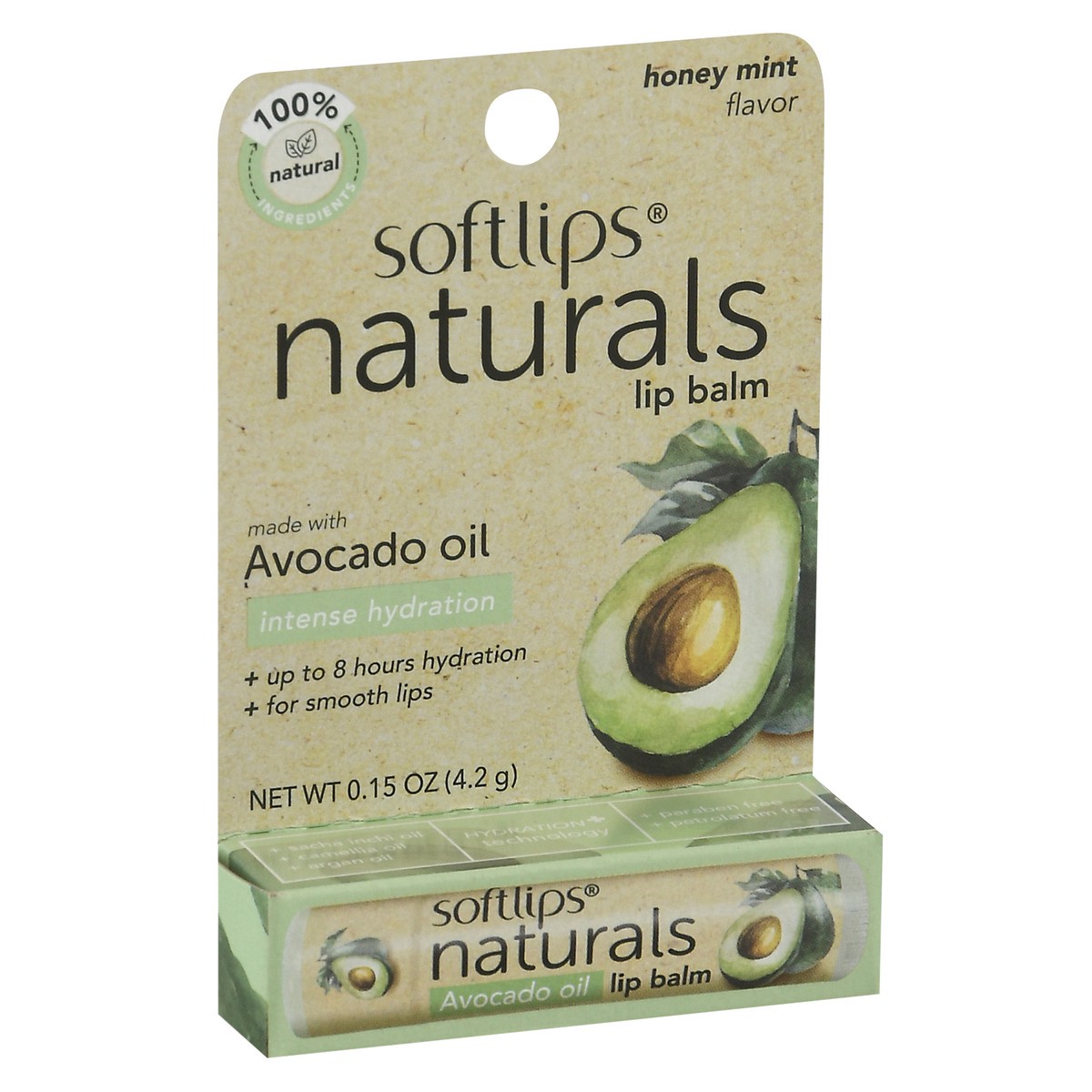 slide 2 of 9, Softlips Avocado Naturals Lip Balm, 0.15 oz