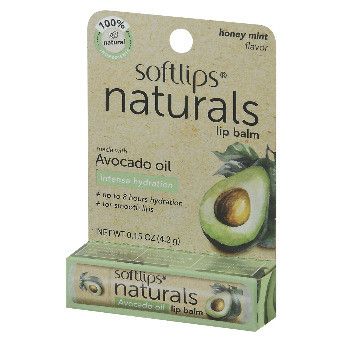 slide 3 of 9, Softlips Avocado Naturals Lip Balm, 0.15 oz