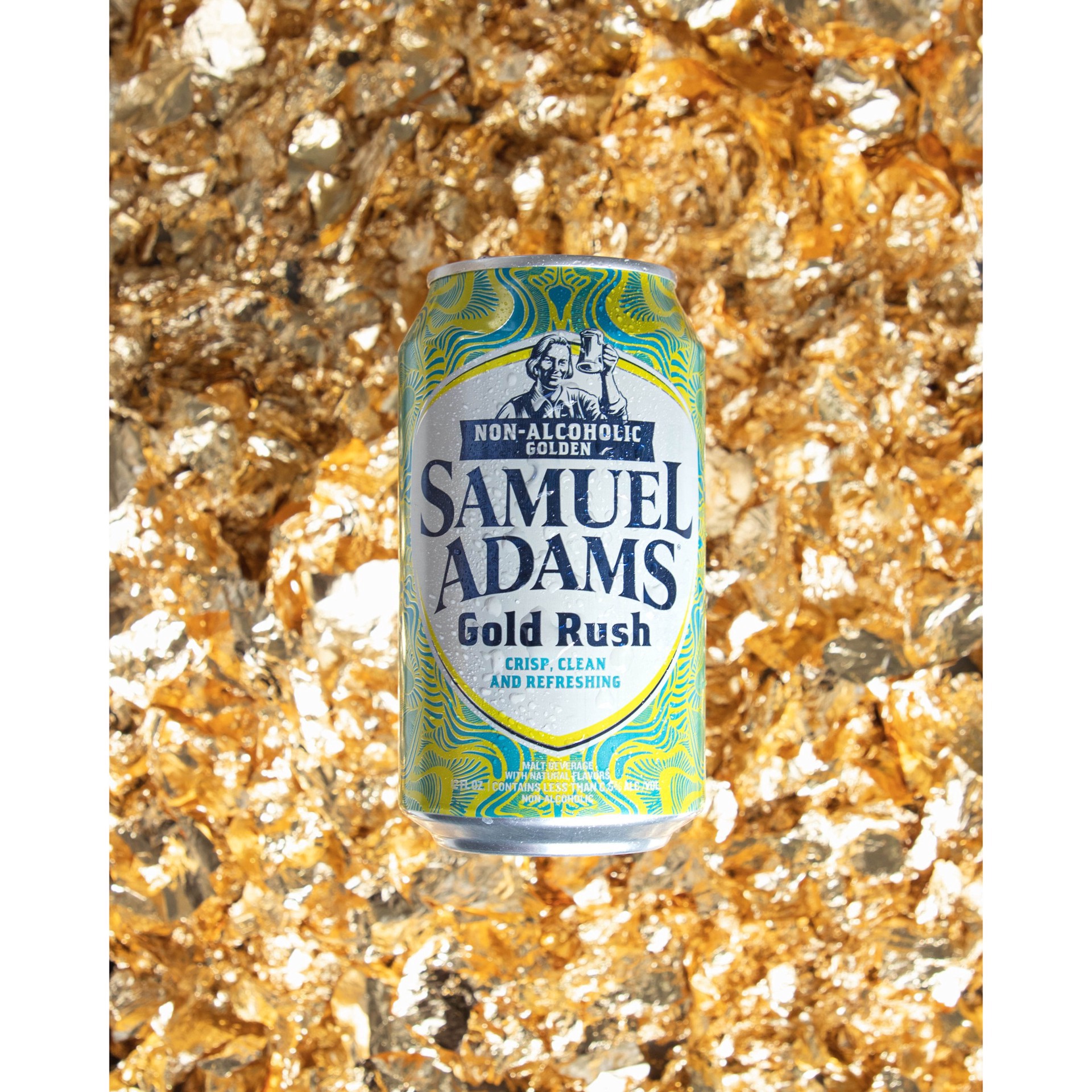 slide 8 of 8, Samuel Adams Gold Rush Non-Alcoholic Golden Beer - 6pk/12 fl oz Cans, 6 ct; 12 fl oz