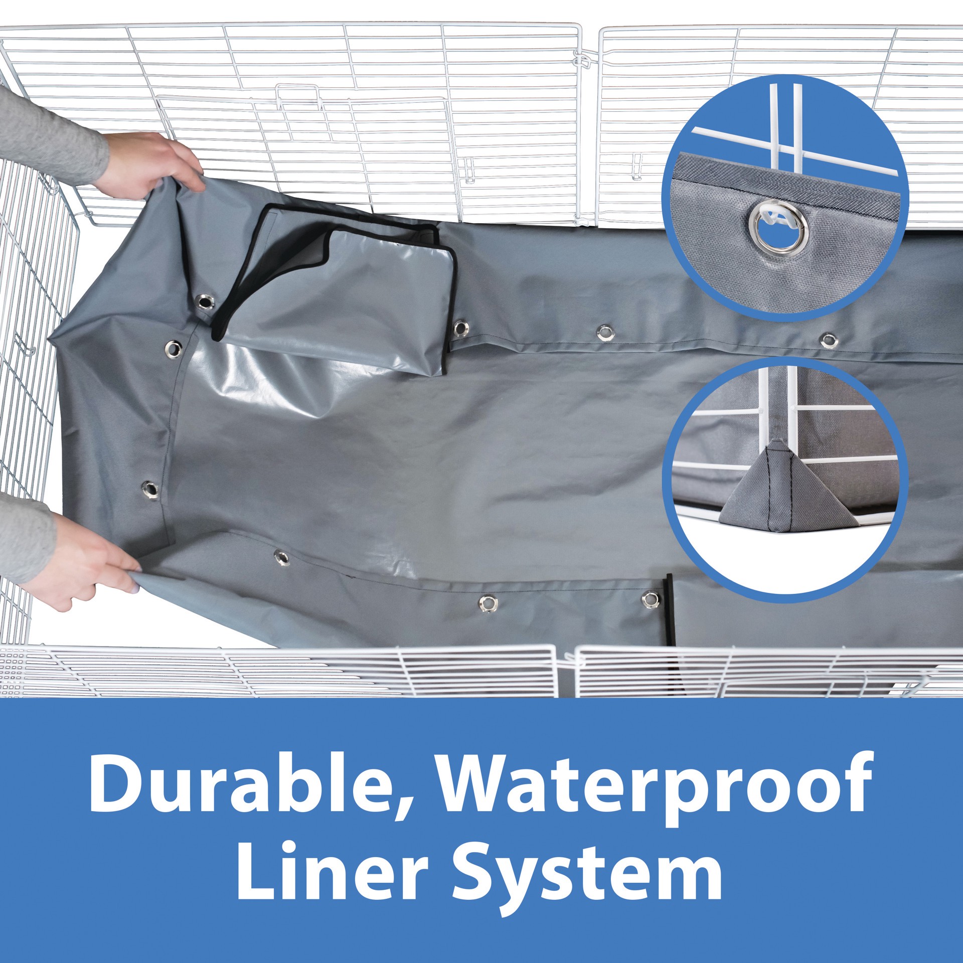 slide 4 of 10, Kaytee Hard Goods Kaytee Open Living Habitat 48" x 24", 1 ct