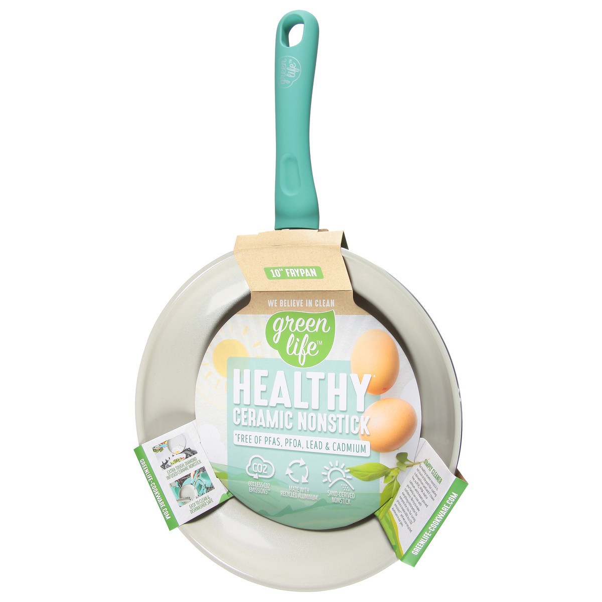 slide 4 of 11, GreenLife 10 Inch Healthy Ceramic Nonstick Frypan 1 ea, 1 ct