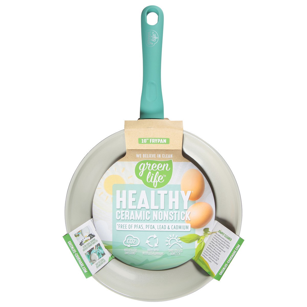 slide 3 of 11, GreenLife 10 Inch Healthy Ceramic Nonstick Frypan 1 ea, 1 ct