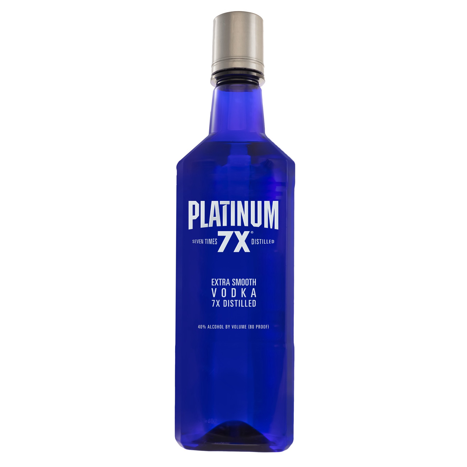 slide 1 of 2, Platinum 7X Vodka, 750ml Bottle of Vodka, 80 Proof, 750 ml