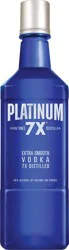 Platinum 7X Seven Times Distilled Extra Smooth Vodka, 750ml 80 Proof