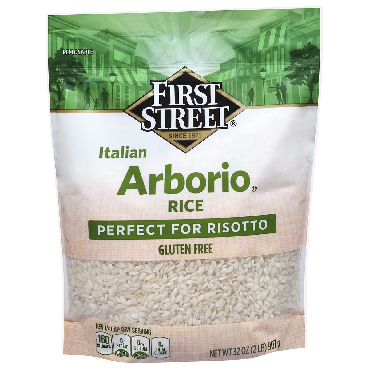 slide 10 of 15, First Street Arborio Rice Italian, 32 oz