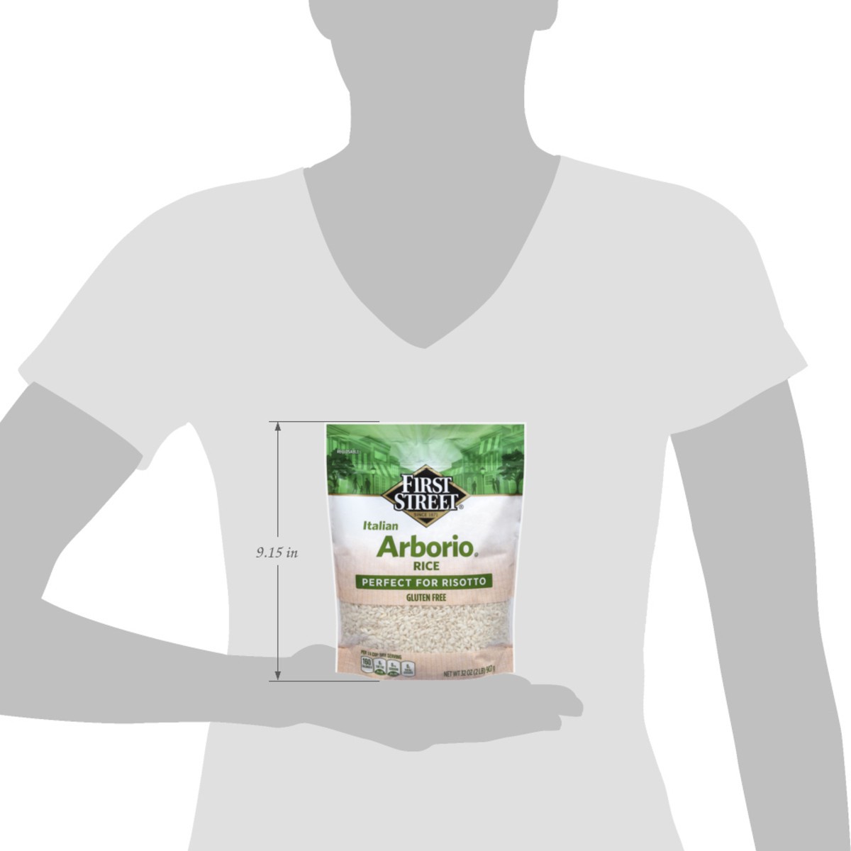 slide 11 of 15, First Street Arborio Rice Italian, 32 oz