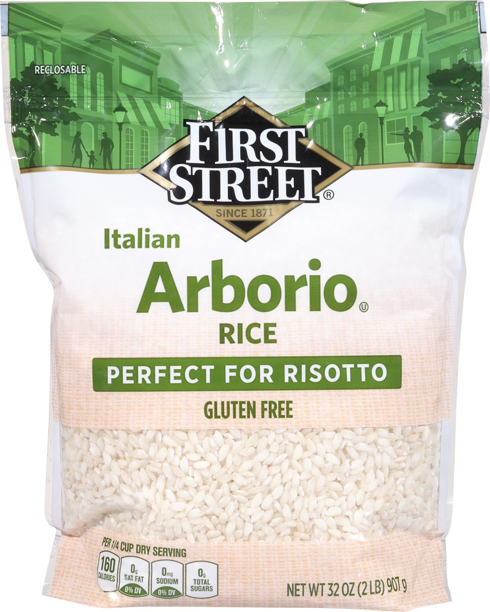 slide 8 of 15, First Street Arborio Rice Italian, 32 oz