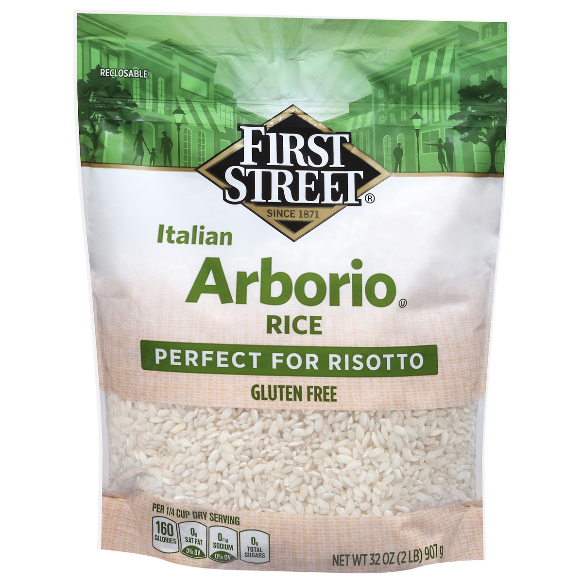 slide 12 of 15, First Street Arborio Rice Italian, 32 oz