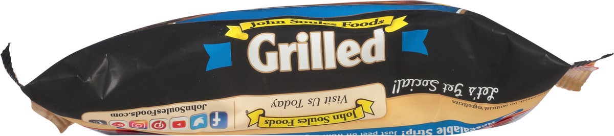 slide 4 of 7, John Soules Foods Fresh, Fully Cooked Chicken Breast Strips With Rib Meat - Grilled - Family Size, 16 oz, 16 oz