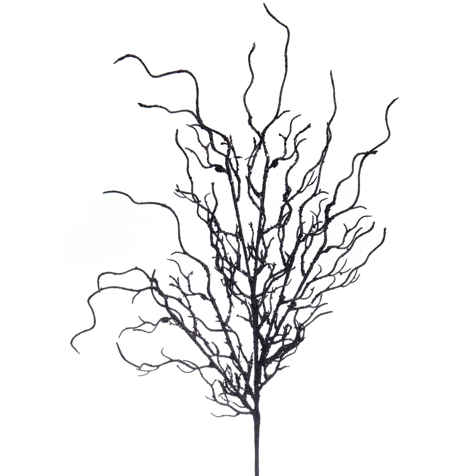 slide 3 of 3, 27" Black Glitter Twig Pick By Ashland, 27 in