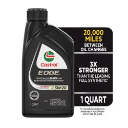 Castrol Edge 5W-20 Sae Full Synthetic Motor Oil