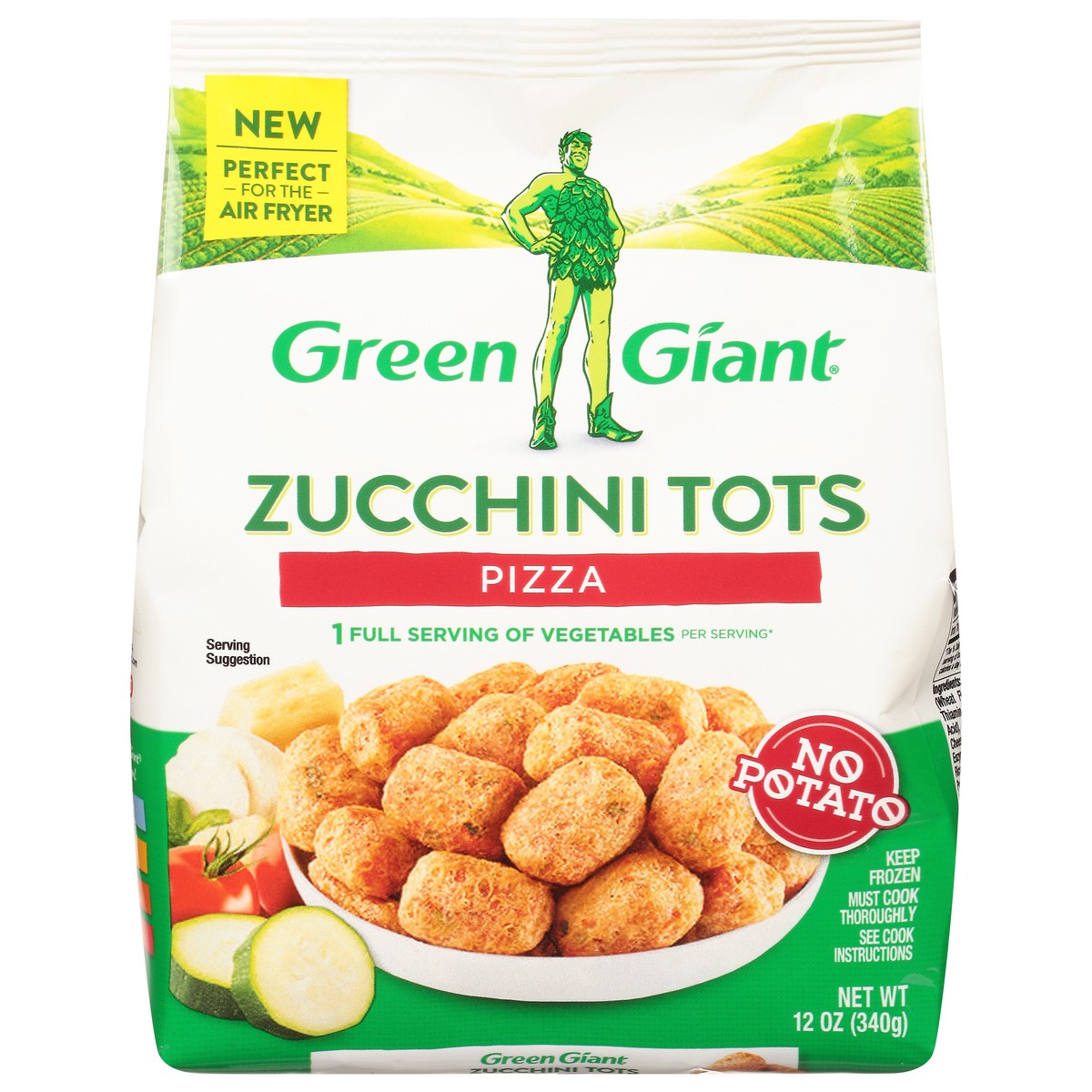 slide 6 of 13, Green Giant Zucchini Tots, Pizza, 12 oz