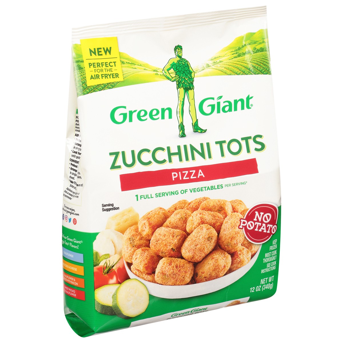 slide 4 of 13, Green Giant Zucchini Tots, Pizza, 12 oz