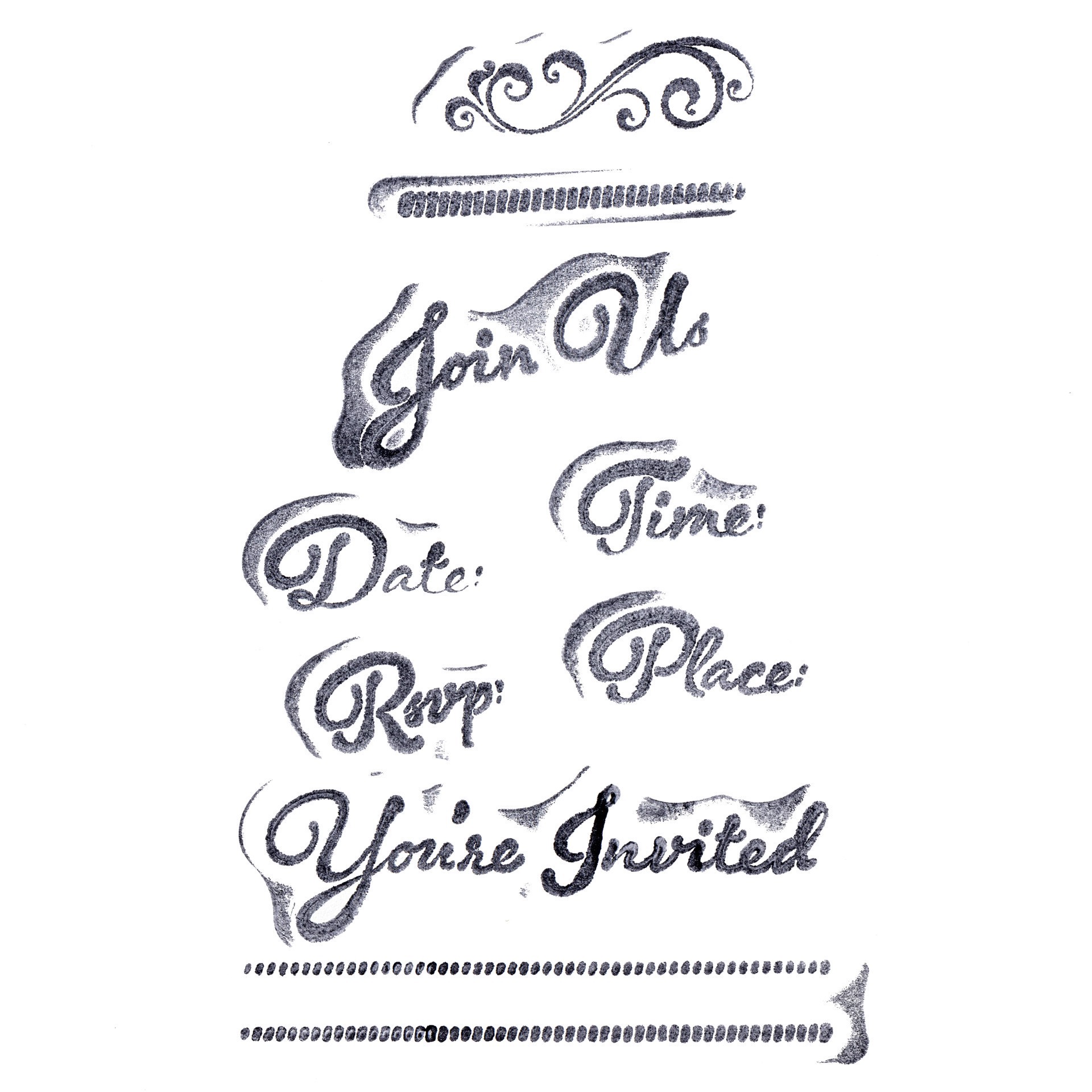 slide 4 of 5, Join Us Wood Stamp Set By Recollections, 3.5 in x 1 in