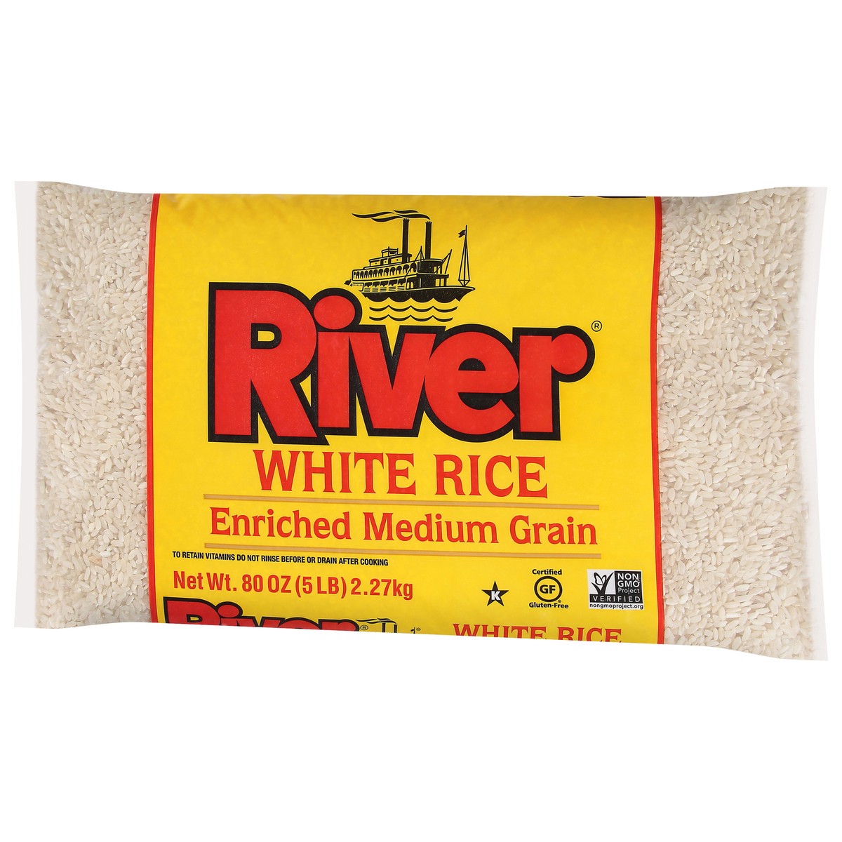 slide 6 of 9, River Enriched Medium Grain White Rice 80 oz, 80 oz