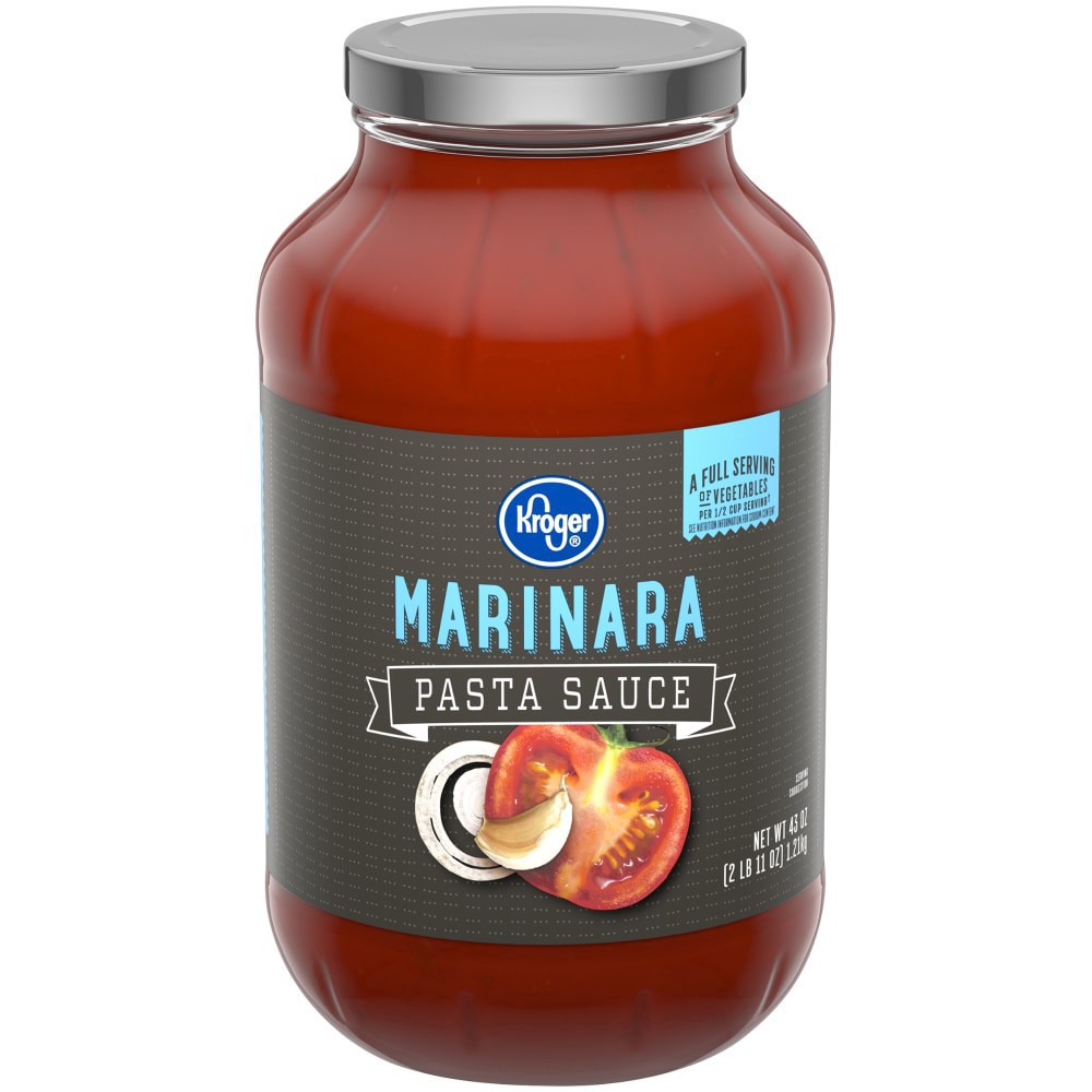 slide 2 of 3, Kroger Marinara Pasta Sauce, 43 oz