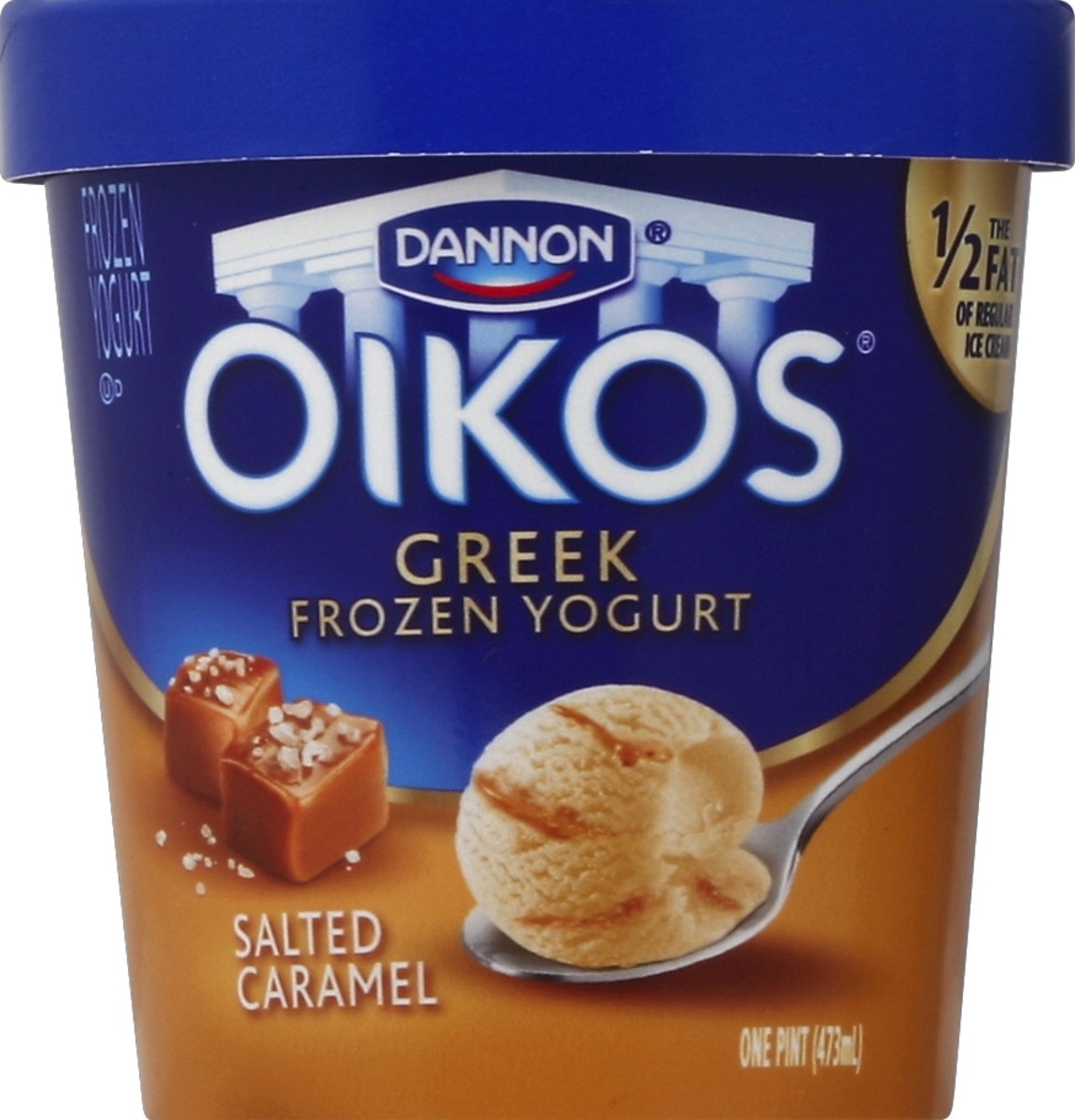 slide 1 of 3, Oikos Frozen Yogurt 1 pt, 1 pint