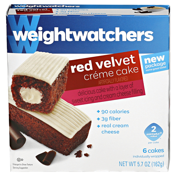 slide 1 of 1, Weight Watchers Creme Cake 6 ea, 6 ct