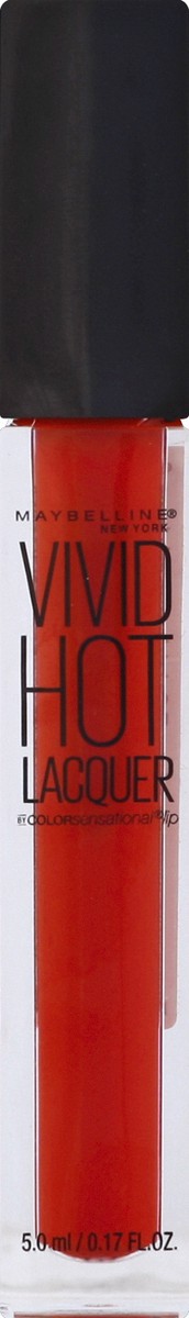 slide 3 of 3, Maybelline Color Sensational Vivid Hot Lacquers Lip Color So Hot, 0.17 oz