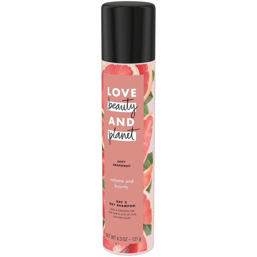 slide 3 of 4, Love Beauty and Planet Juicy Grapefruit Volume And Bounty Dry Shampoo, 4.3 oz