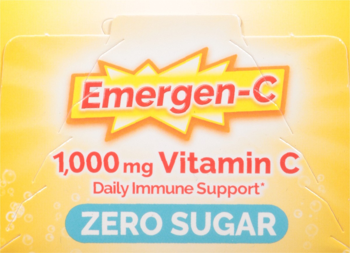 slide 5 of 13, Emergen-C Zero Sugar Powder, 1000 mg Vitamin C for Daily Immune Support, Vitamin C Supplements with Zinc and Manganese, B Vitamins and Electrolytes, Raspberry Lemonade Flavor - 18 Count, 18 ct