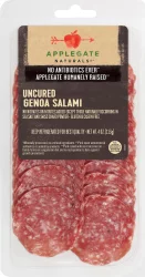 Applegate Natural Uncured Genoa Salami Sliced