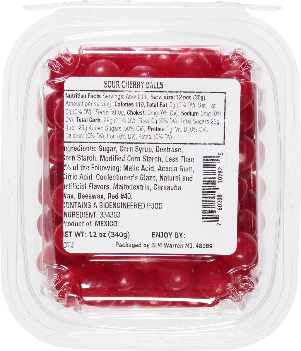 slide 8 of 9, JLM Manufacturing Sour Cherry Balls - 12 oz, 12 oz