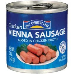Hill Country Fare Chicken Vienna Sausage in Chicken Broth