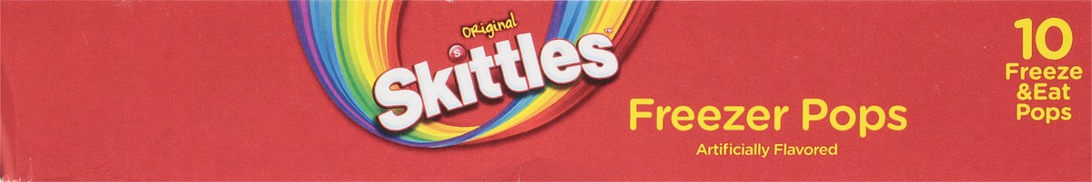 slide 4 of 9, Skittles Original Assorted Freezer Pops 10 - 1 oz Each, 10 ct