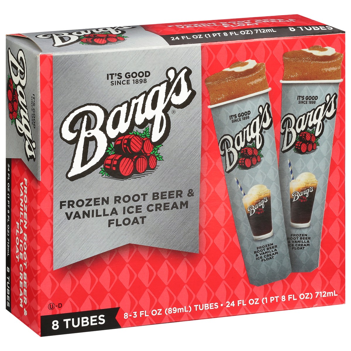 slide 4 of 11, Barq's Frozen Root Beer & Vanilla Ice Cream Float 8 - 3 fl oz Tubes, 8 ct