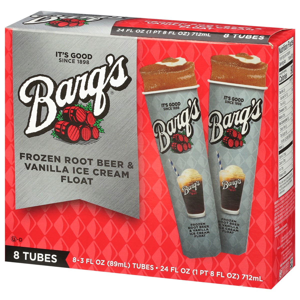 slide 5 of 11, Barq's Frozen Root Beer & Vanilla Ice Cream Float 8 - 3 fl oz Tubes, 8 ct