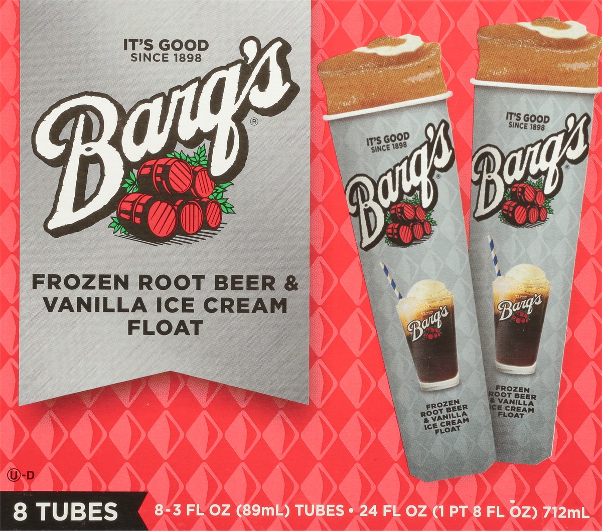 slide 8 of 11, Barq's Frozen Root Beer & Vanilla Ice Cream Float 8 - 3 fl oz Tubes, 8 ct