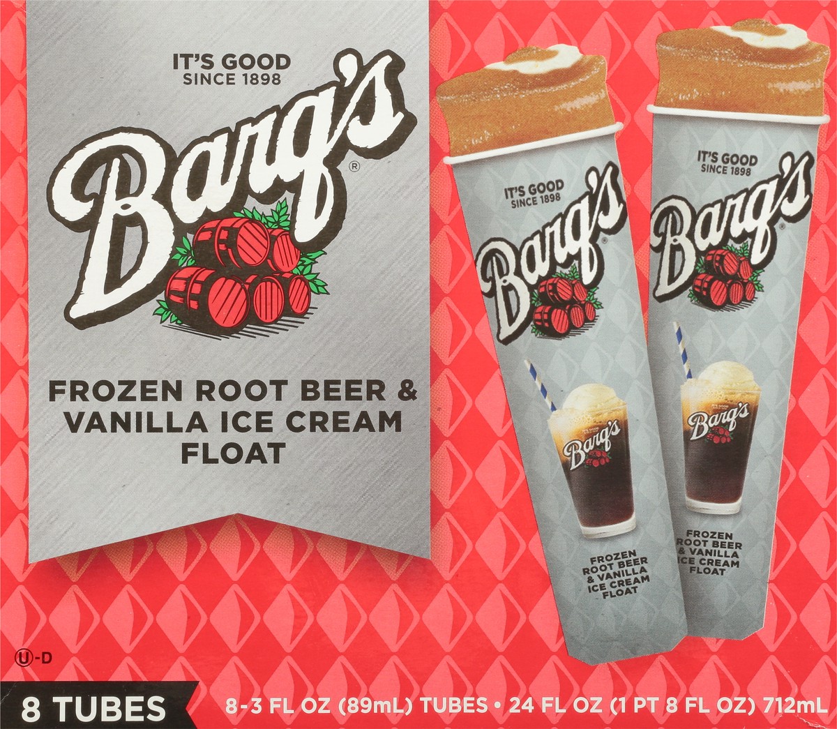 slide 6 of 11, Barq's Frozen Root Beer & Vanilla Ice Cream Float 8 - 3 fl oz Tubes, 8 ct