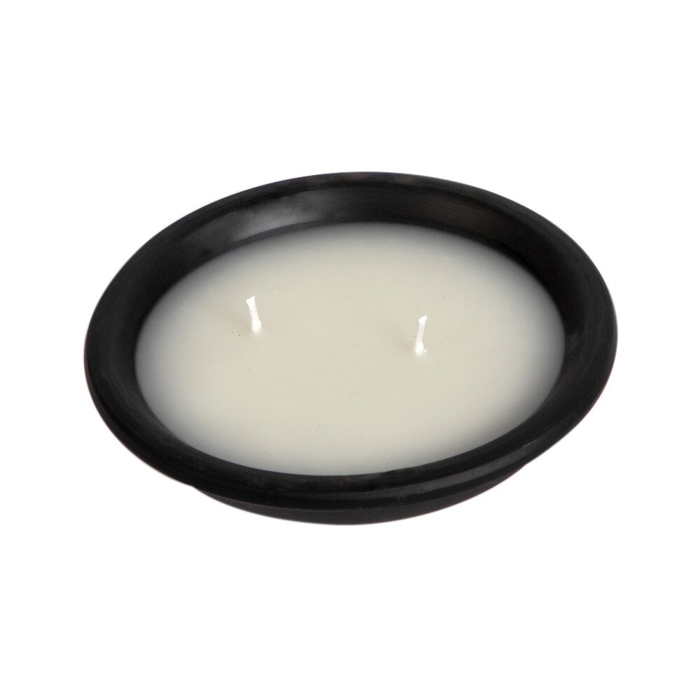 slide 1 of 1, HD Designs Outdoors Citronella Dish - Black, 1 ct