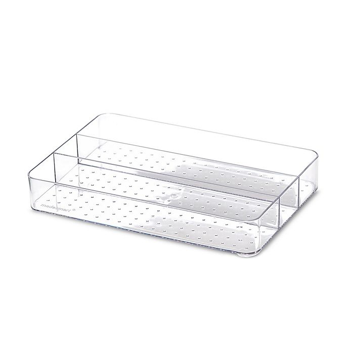 slide 1 of 8, madesmart Medium Bathroom Vanity Tray - Clear, 1 ct