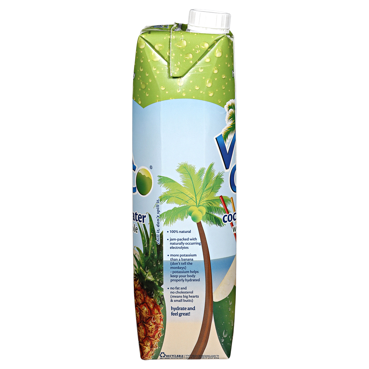 slide 3 of 3, Vita Coco Pineapple Coconut Water 33.8 fl oz, 33.8 oz