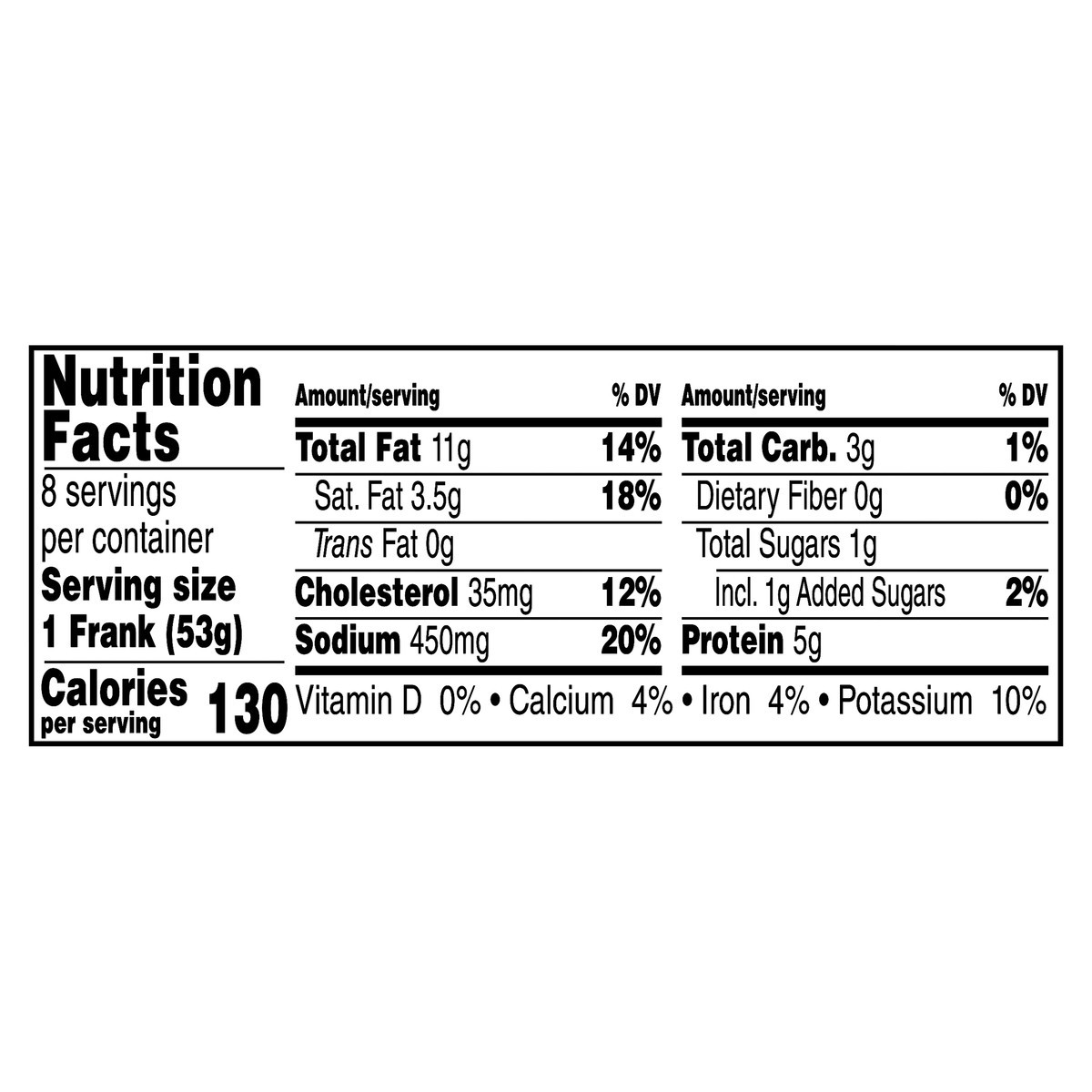 slide 4 of 8, Bryan Juicy Jumbos Hot Dogs, 8 Count, 425.24 g