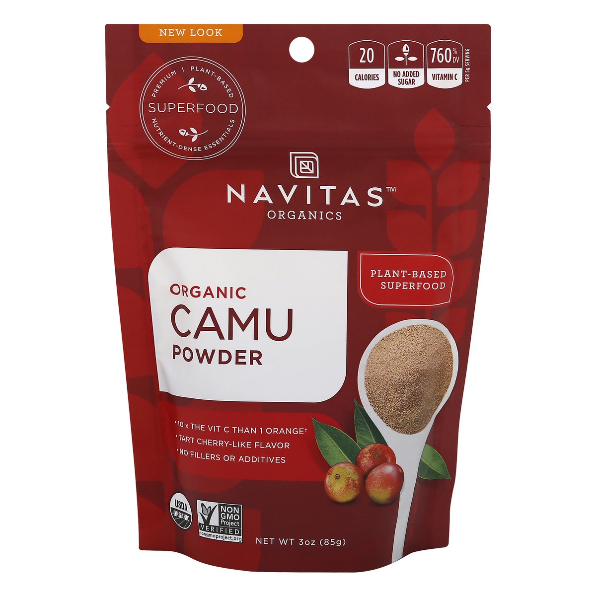 slide 2 of 12, Navitas Organic Camu Powder 3 oz, 3 oz