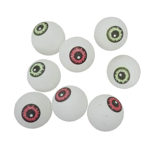 slide 1 of 3, 1.5" Red & Green Eye Balls, 8ct. By Ashland, 8 ct